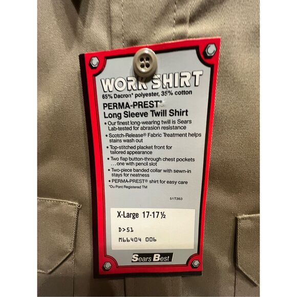 Field & Stream Work Shirts Sz XL (17-17 1/2) 3 Short Sleeve 1 Long sleeve NWT - Picture 4 of 5